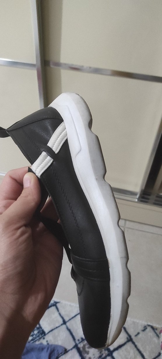 Siyah Kadın Günlük Dolgu Topuk Ayakkabı - Görsel 2