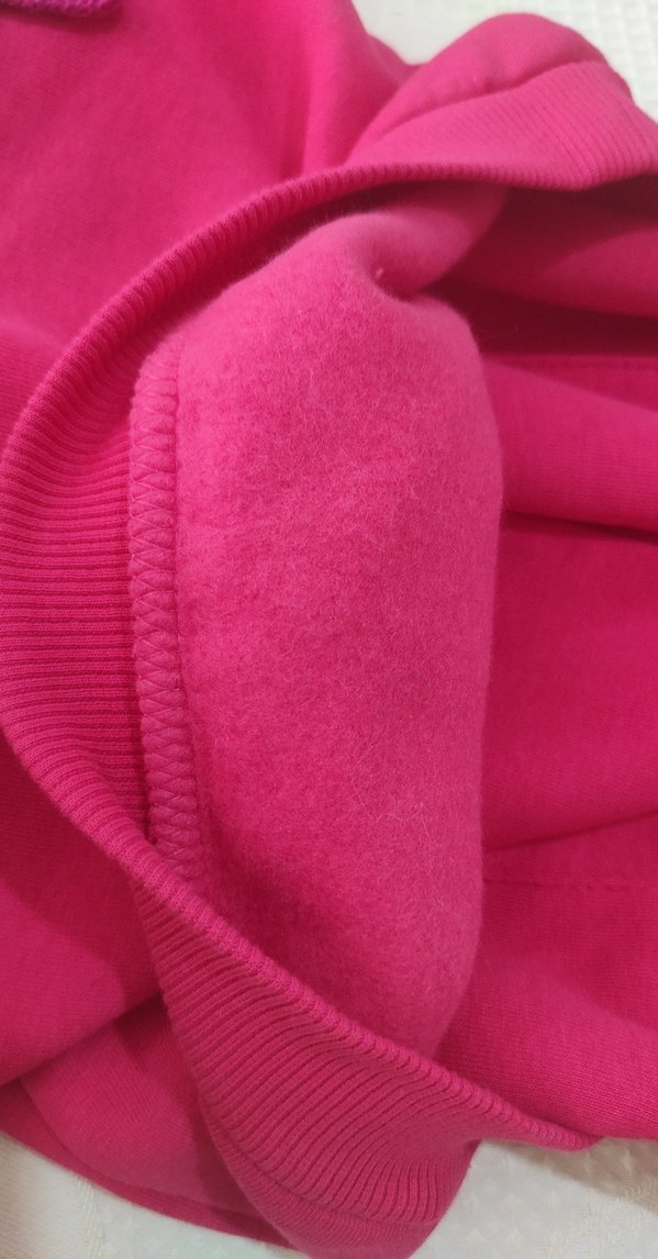 Pembe Nakışlı Örgü Bebek Kız Takımı - Görsel 5