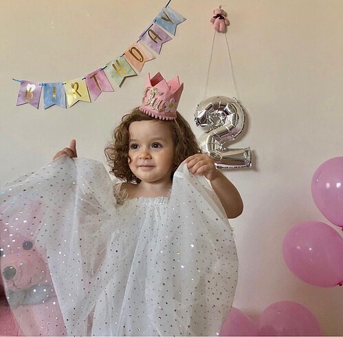 24-36 Ay Beden 2 yaş parti elbisesi