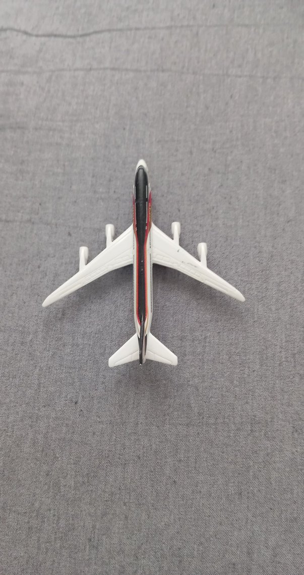 Renkli Detaylı Beyaz Uçak Model Kiti - Görsel 3