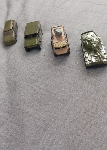 Hareketli Mini Askeri Oyuncak Araba Seti - Görsel 2