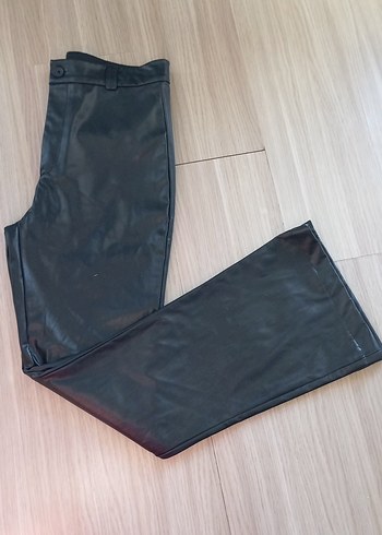 LCW Deri Siyah Pantolon - Görsel 2