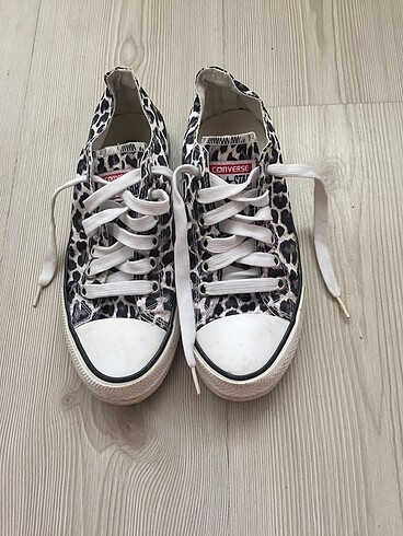 Converse leopar ayakkabı