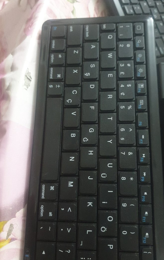 EVEREST BLUETOOTH Mini Siyah Kablosuz Klavye - Görsel 5