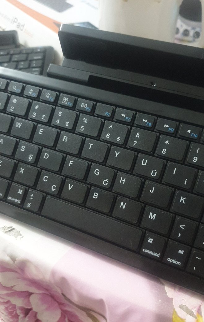 EVEREST BLUETOOTH Mini Siyah Kablosuz Klavye - Görsel 4