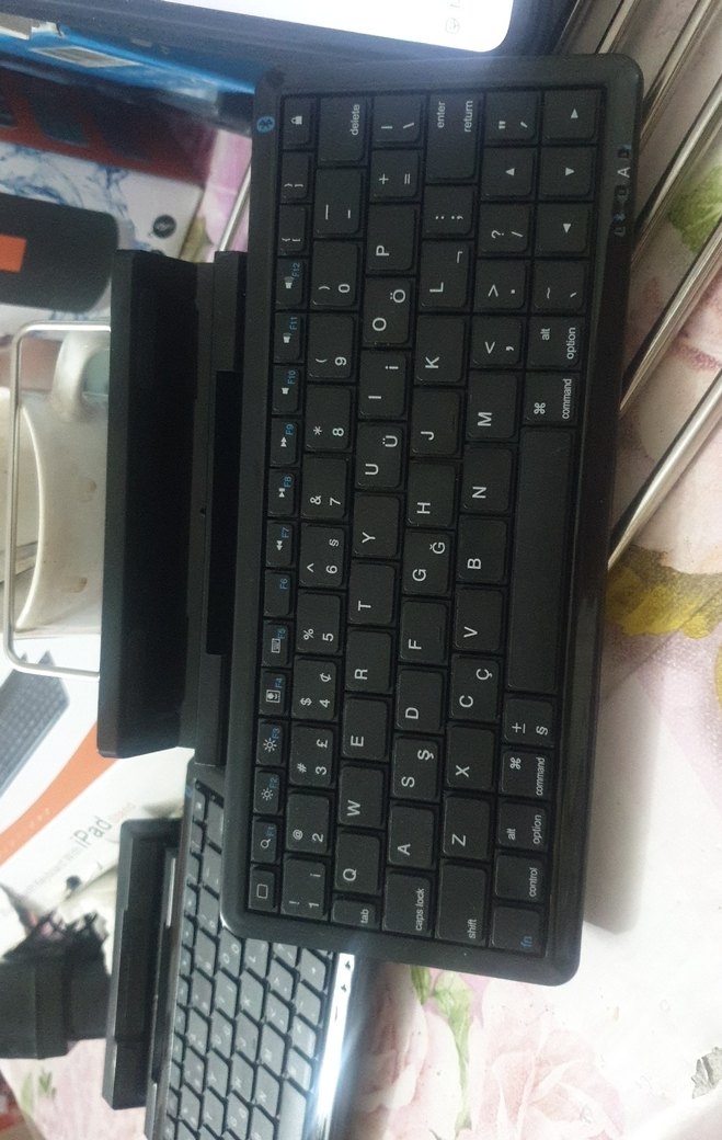 EVEREST BLUETOOTH Mini Siyah Kablosuz Klavye - Görsel 2