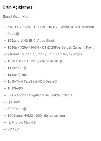 Arplus XR-2716 16 Kanal Kamera Kayıt Cihazı - Görsel 5