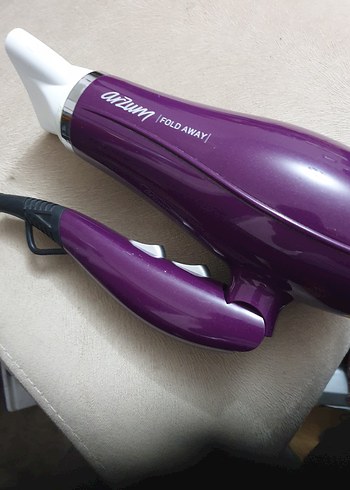 Arzum Katlanabilir Mor SEYAHAT SAÇ KURUTMA Makinesi - Görsel 10