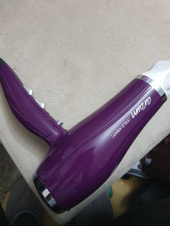Arzum Katlanabilir Mor SEYAHAT SAÇ KURUTMA Makinesi - Görsel 5