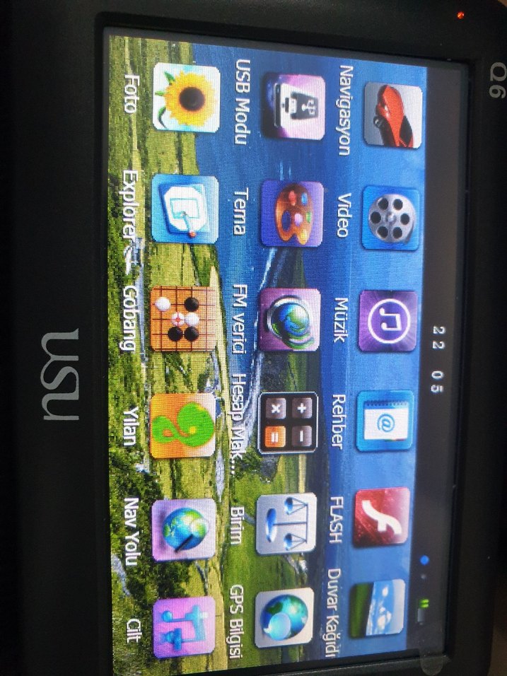 USU Q6 4.3 GPS Navigasyonlu Mavi Bluetooth Araç Kiti - Görsel 2