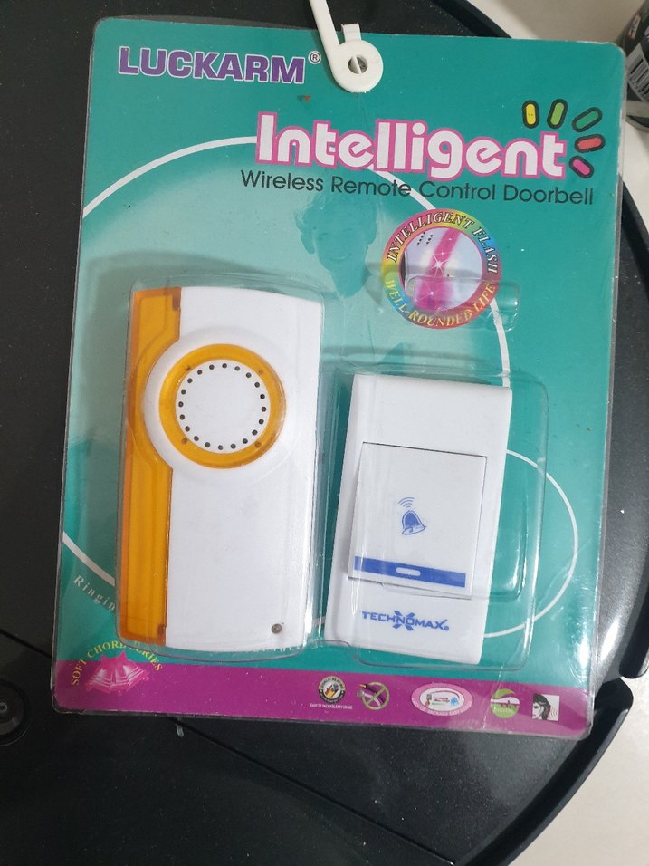 Luckarm Kablosuz Kapı Zili Seti Beyaz - Görsel 4