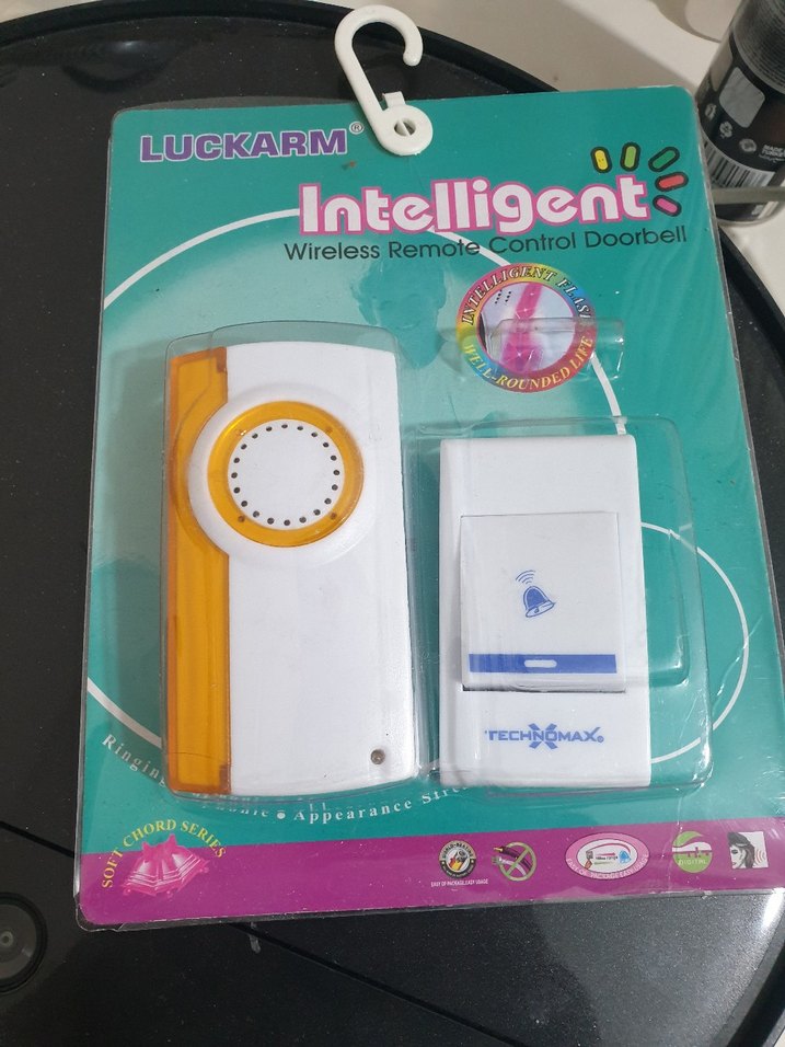 Luckarm Kablosuz Kapı Zili Seti Beyaz - Görsel 2