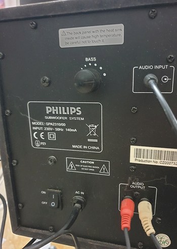PHILIPS SPA 2310 2+1 PC SES SİSTEMİ - Görsel 6
