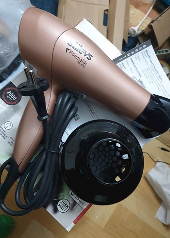 Bej STİLEVS 2000W Saç Kurutma Makinesi - Görsel 7