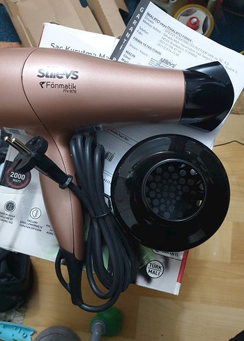 Bej STİLEVS 2000W Saç Kurutma Makinesi - Görsel 10