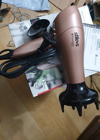 Bej STİLEVS 2000W Saç Kurutma Makinesi - Görsel 4