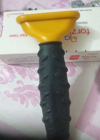 Sarı Furminator Kedi Tüy Toplama Tarağı - Görsel 8