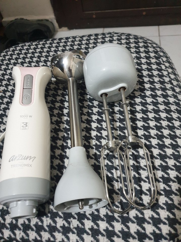 Arzum Trendmix Beyaz Blender Seti 1000W - Görsel 2
