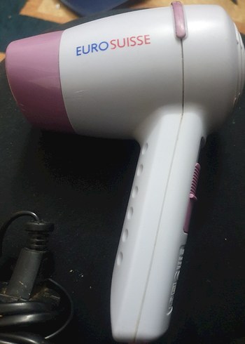 Euro Suisse 1200W Pembe Seyahat Saç Kurutma Makinesi - Görsel 9