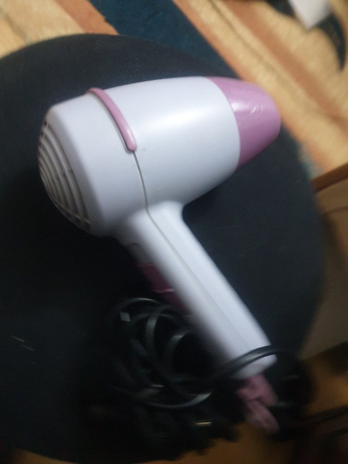 Euro Suisse 1200W Pembe Seyahat Saç Kurutma Makinesi - Görsel 3