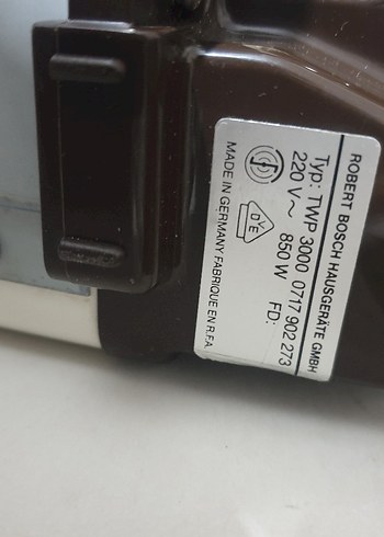 Beyaz Bosch WHP3 850W Tabak/Yiyecek Isıtıcı - Görsel 11