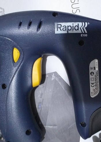 Rapid E100 Elektrikli Zımba Tabancası Gri - Görsel 3