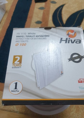 Hiva HV1110 Beyaz Banyo Aspiratörü - Görsel 6