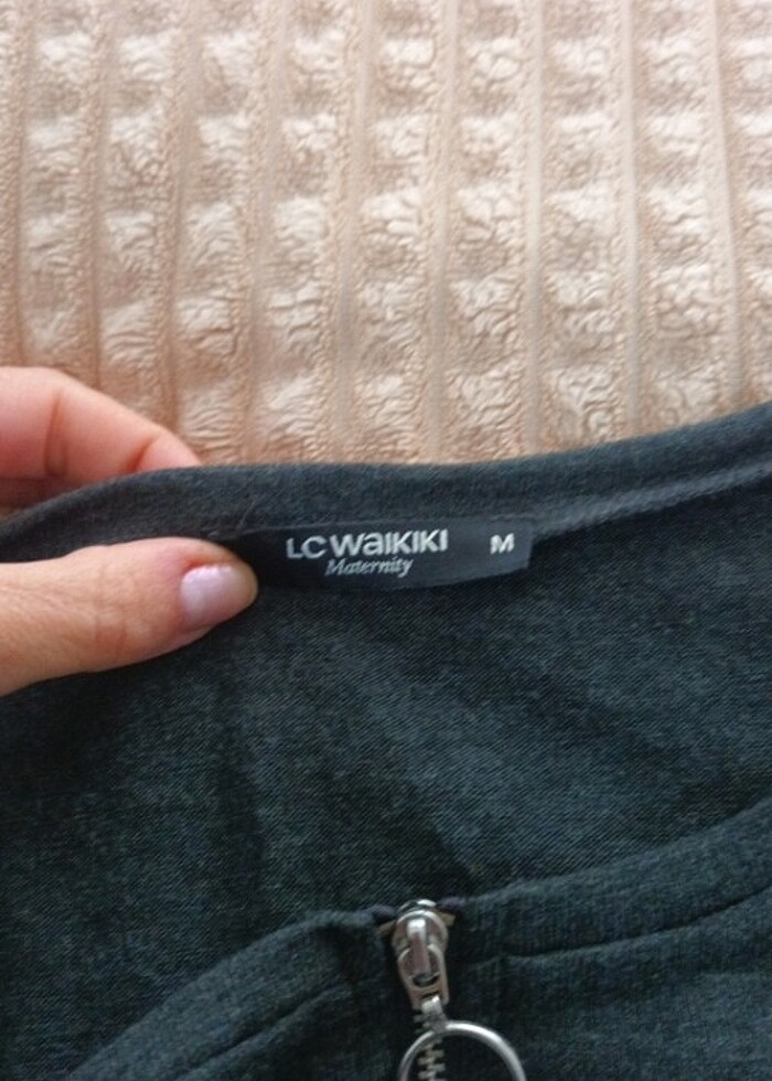 Uzun kollu triko çan elbise - Görsel 2