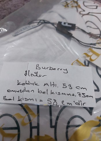MAĞAZA ÜRÜNÜ BURBERRY YAZLIK TAKIM - Görsel 5