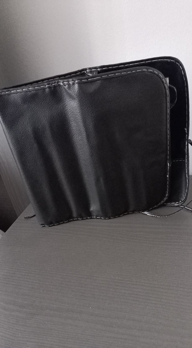 Siyah Makyaj Fırçası Seti ve Taşıma Çantası - Görsel 2