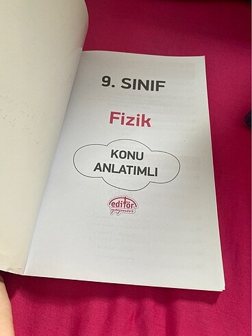  Fizik ders notları 9. Sınıf