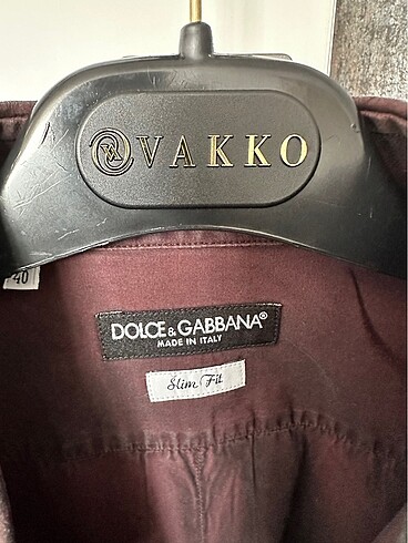 m Beden Orjinal dolce & gabanna gömlek
