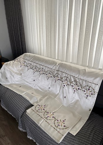 Rokoko işlemeli  nevresim takımı - Görsel 6