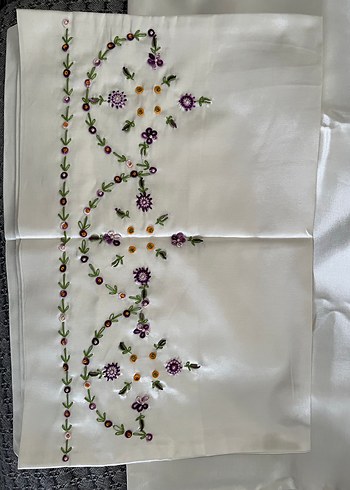 Rokoko işlemeli  nevresim takımı - Görsel 3