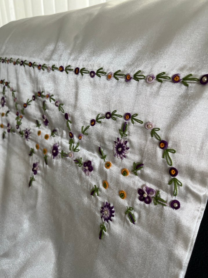 Rokoko işlemeli  nevresim takımı - Görsel 4