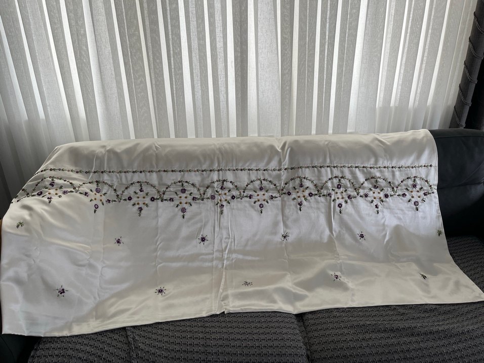 Rokoko işlemeli  nevresim takımı - Görsel 5