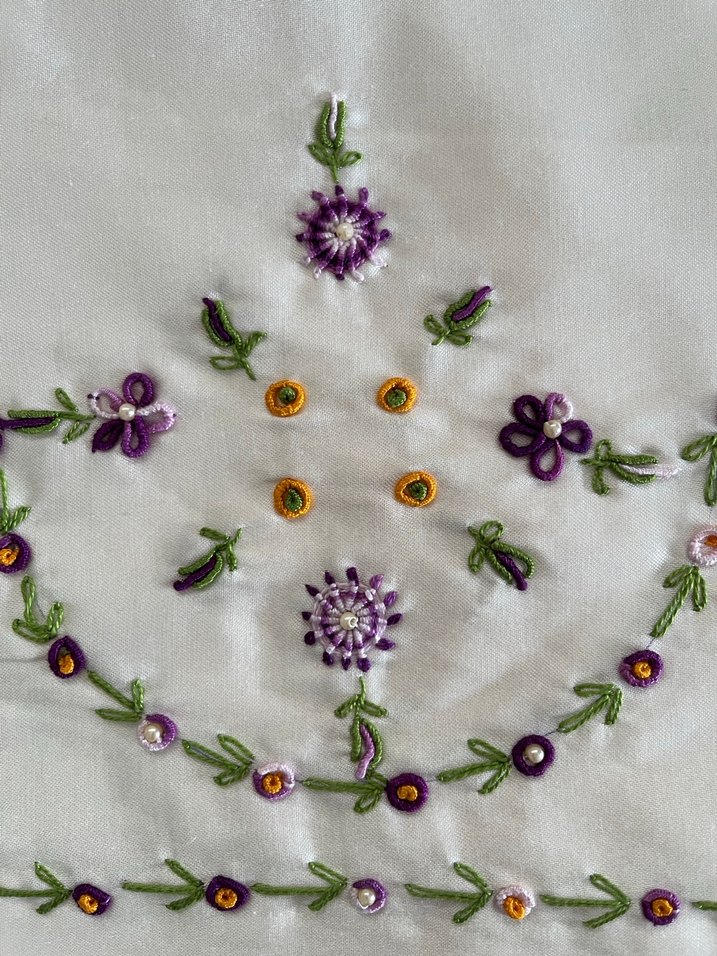 Rokoko işlemeli  nevresim takımı - Görsel 2