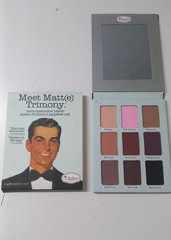the Balm Meet Matt(e) Trimony Mat Göz Farı Paleti - Görsel 2