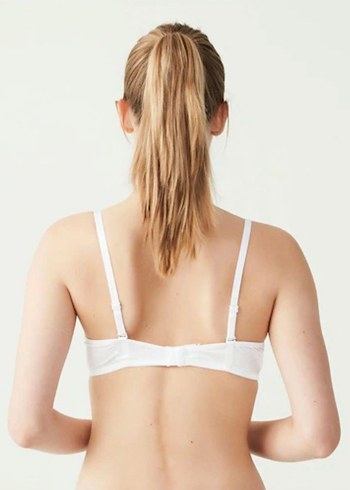 U.s. Polo Assn. 66142 Kulaksız İçi Boş Desteksiz Sütyen - Beyaz - Görsel 4