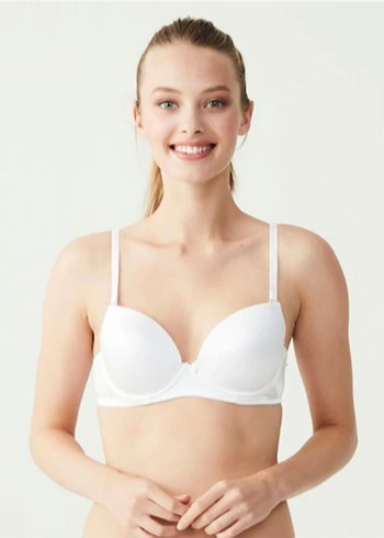 U.s. Polo Assn. 66142 Kulaksız İçi Boş Desteksiz Sütyen - Beyaz - Görsel 2