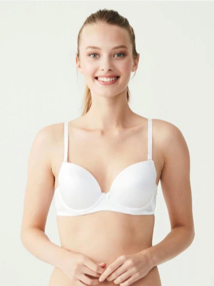 U.s. Polo Assn. 66142 Kulaksız İçi Boş Desteksiz Sütyen - Beyaz - Görsel 2