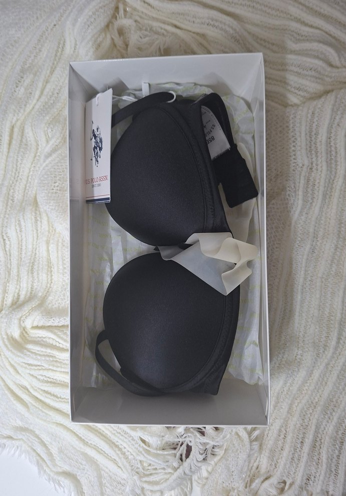 Us Polo Assn 66148 Sırt Şeffaf Straplez Içi Dolu Destekli Sütyen - Görsel 5