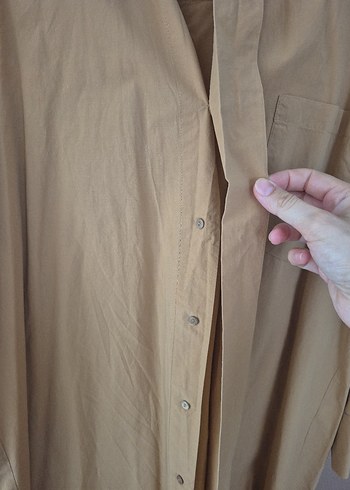 zara Salaş Kadın Gömlek tunik elbise - Görsel 3