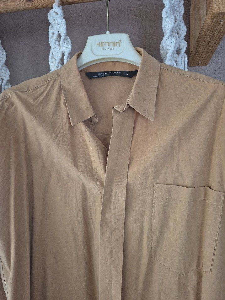 zara Salaş Kadın Gömlek tunik elbise - Görsel 2