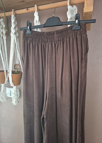 Kahverengi Kadın sentez ipek qupra - Görsel 5