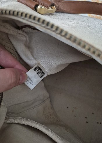 Bej Deri vakko Kadın Çanta - Görsel 5