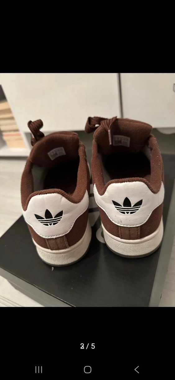 Kahverengi Süet Bağcıklı Kadın Spor Ayakkabı - Görsel 3