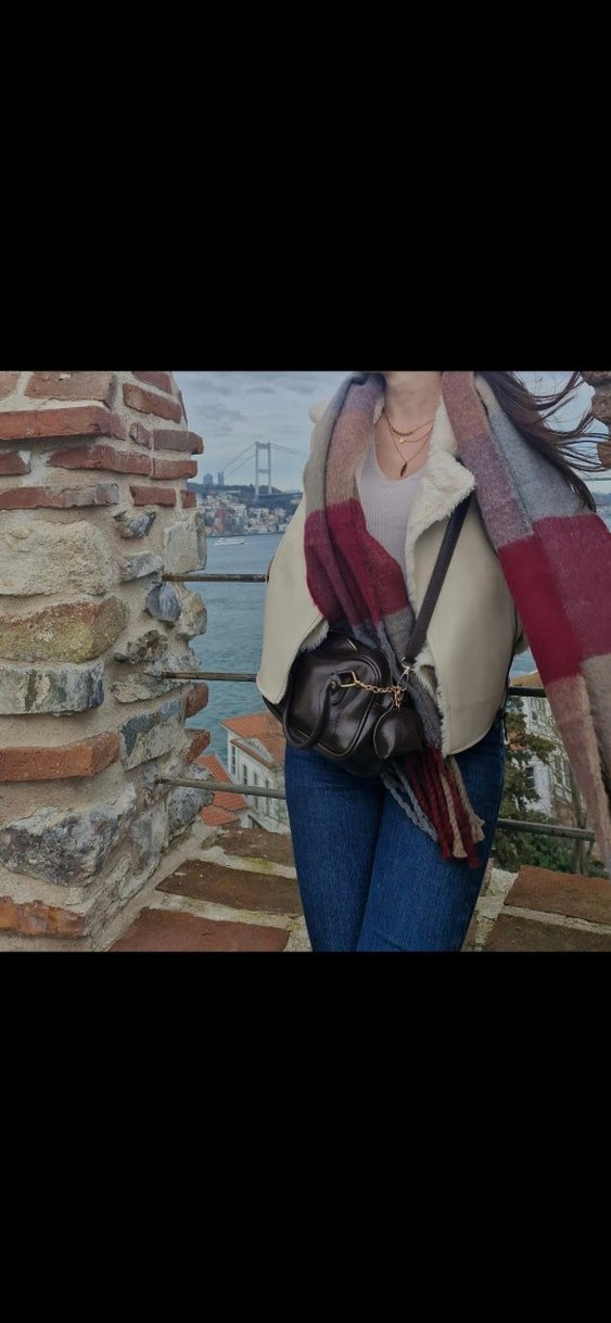 Kürklü Kısa Mont - Görsel 5