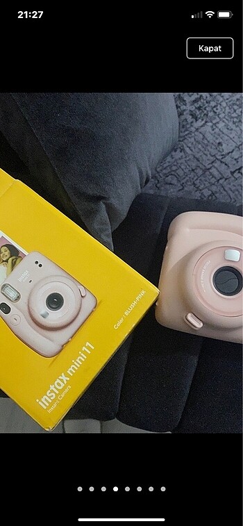 İntax mini 11 fotoğraf makinesi