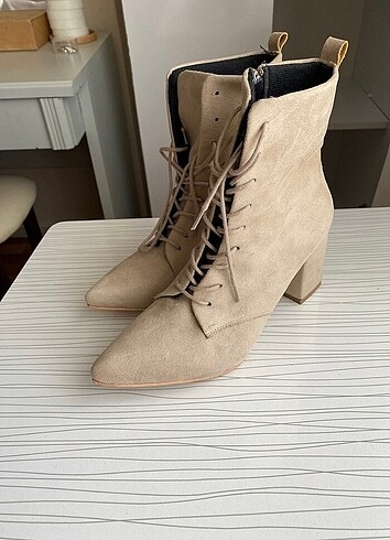 39 Beden camel Renk Topuklu bot